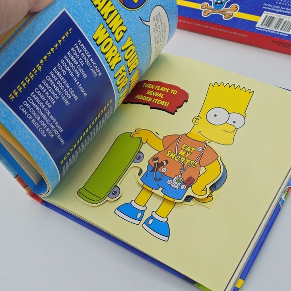 Bart Simpson's Manual of Mischief Book - Picture 8 of 9
